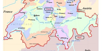 ರಸ್ತೆ ನಕ್ಷೆ ಲ್ಯೂಸರ್ನ್ ಸ್ವಿಜರ್ಲ್ಯಾಂಡ್